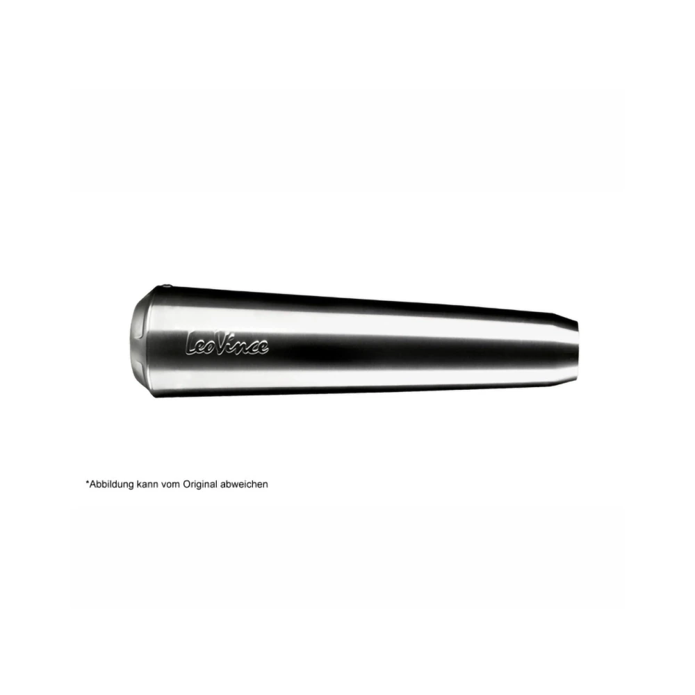 Auspuff LeoVince Classic Racer in inox zu Triumph (CH-Hom)