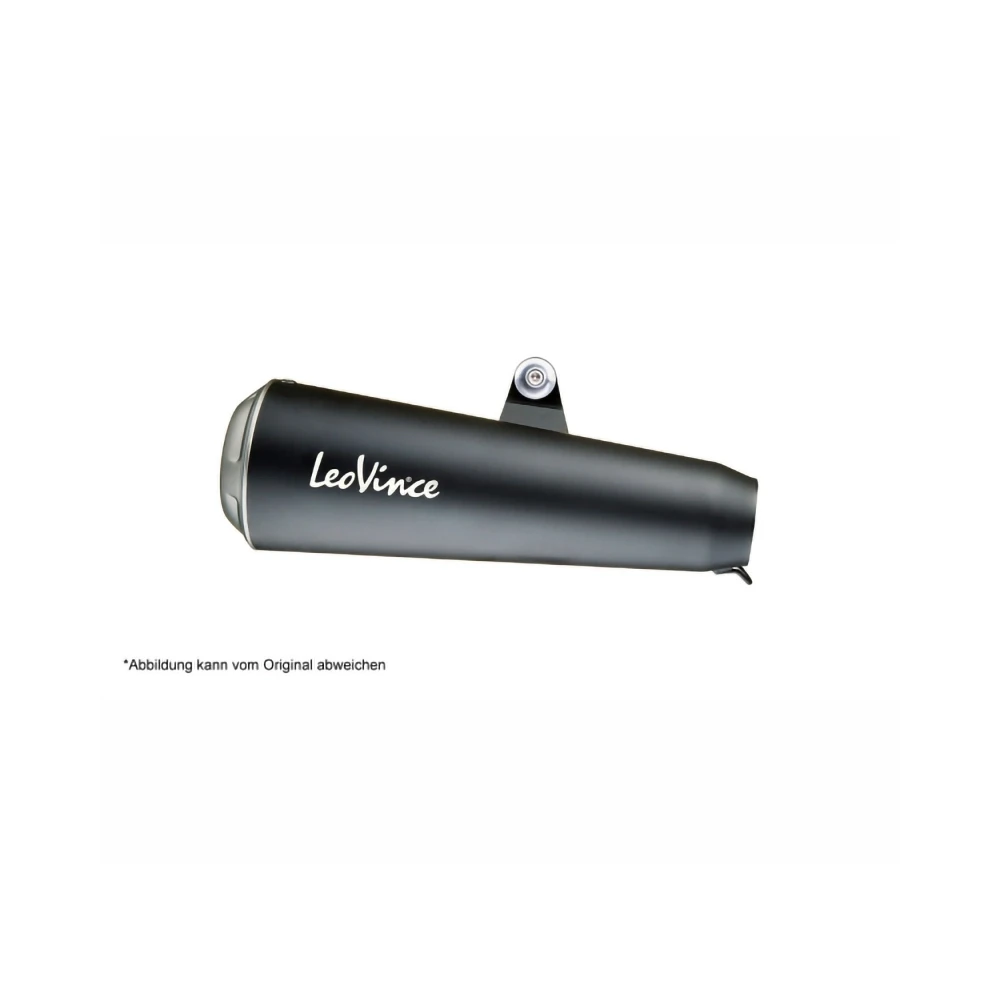 Auspuff LeoVince GP One in inox-schwarz zu KTM (CH-Hom)