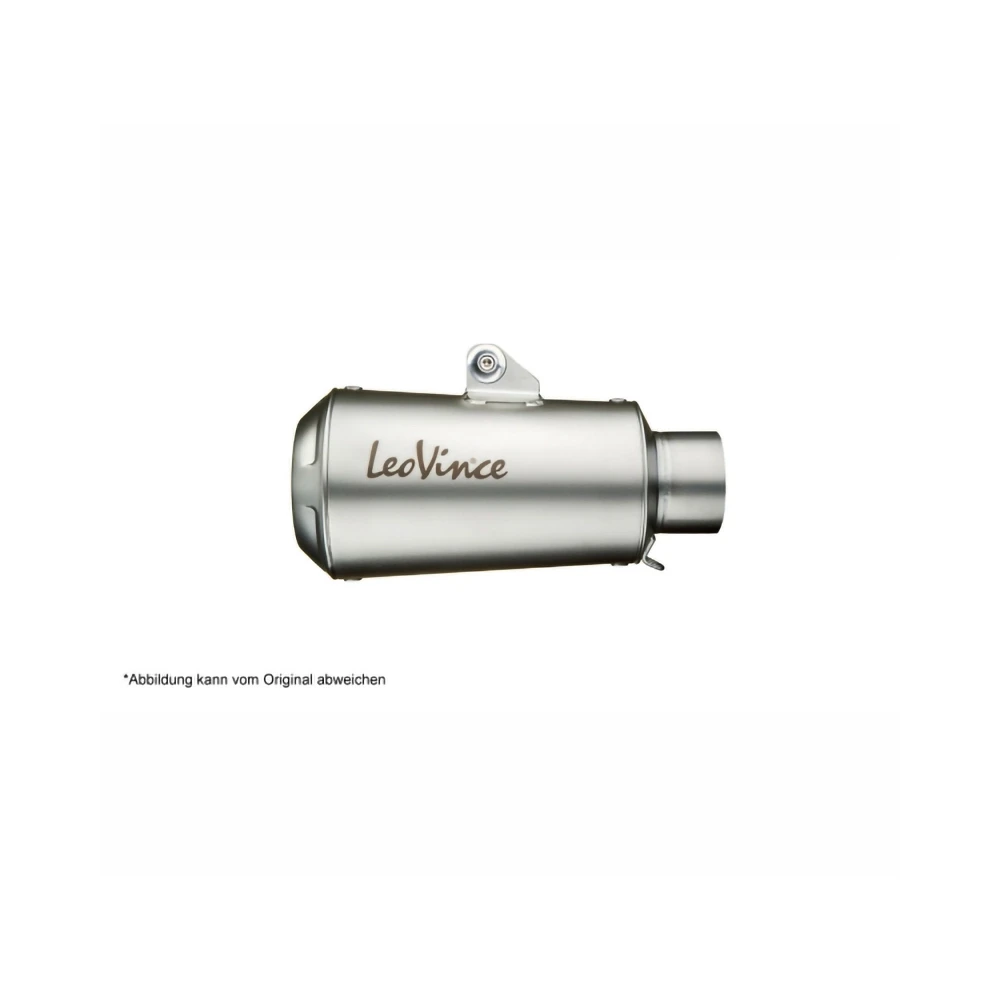 Auspuff LeoVince LV-10 in inox zu Kawasaki (CH-Hom)