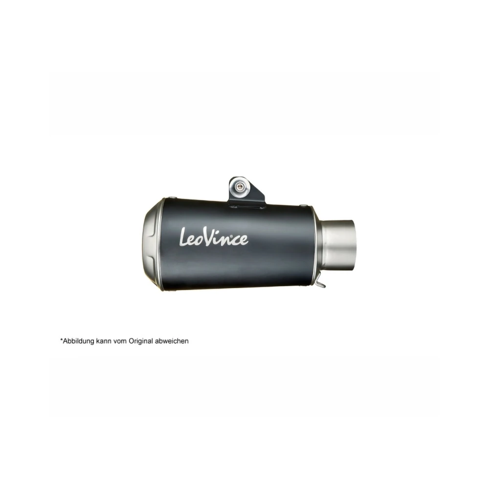 Auspuff LeoVince LV-10 in inox-schwarz zu Kawasaki (CH-Hom)