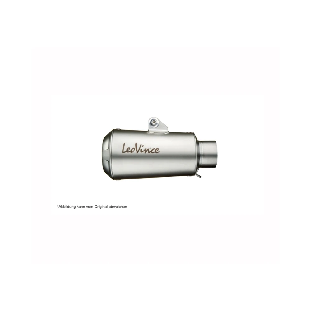 Auspuff LeoVince LV-10 in inox zu Kawasaki (CH-Hom)
