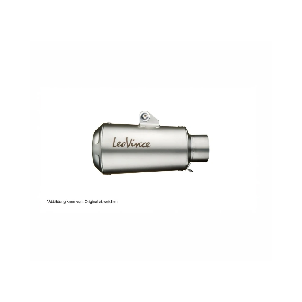 Auspuff LeoVince LV-10 in inox zu Kawasaki (CH-Hom)