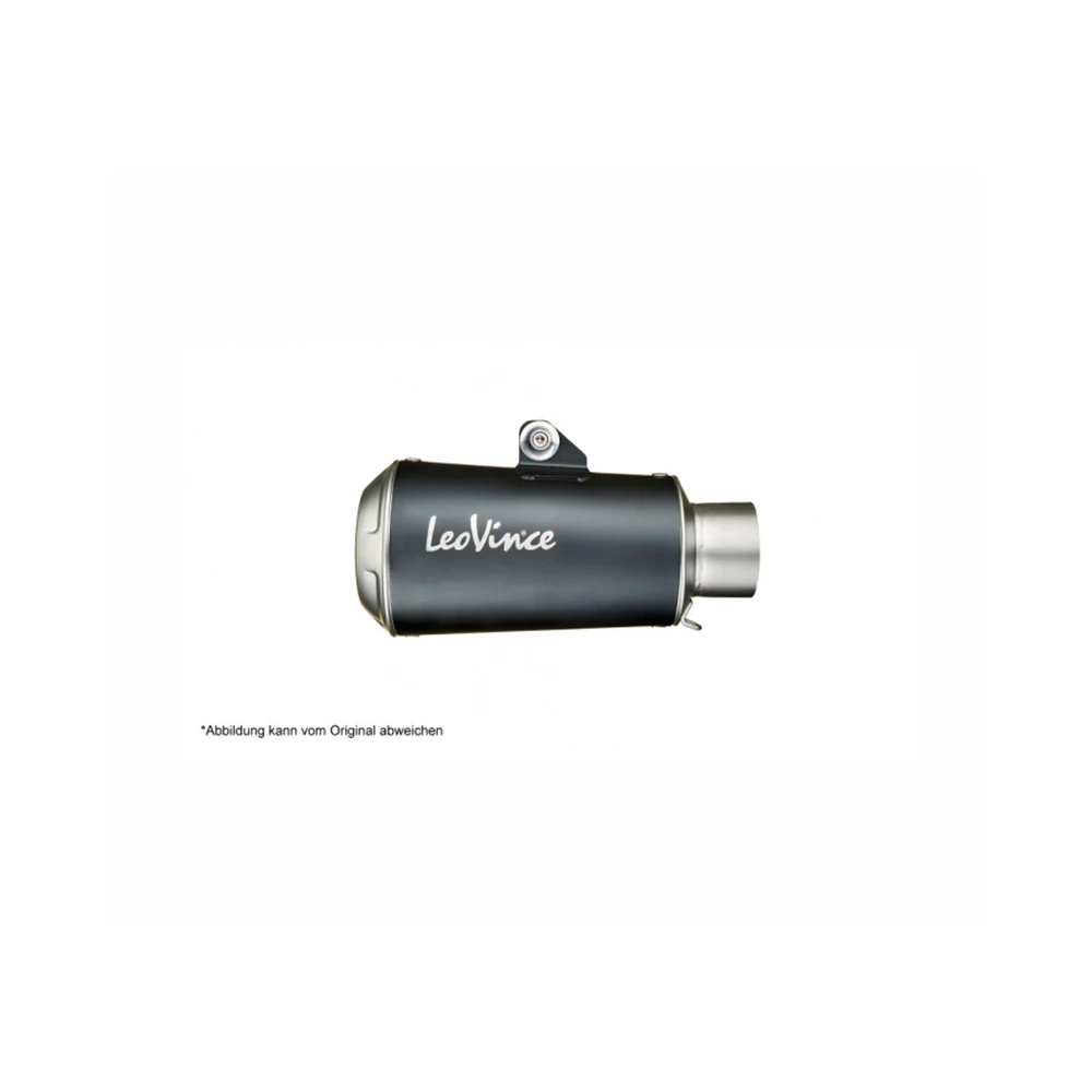 Auspuff LeoVince LV-10 in inox-schwarz zu Kawasaki (CH-Hom)