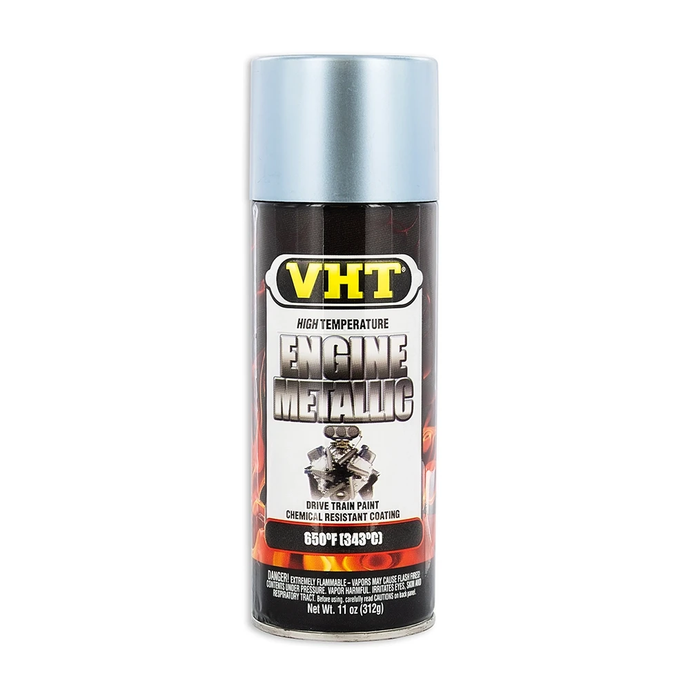 Farbspray VHT ENGINE METALLIC™ Kopf/Agregate TITANIUM SILVER BLUE 343°C (400ml)