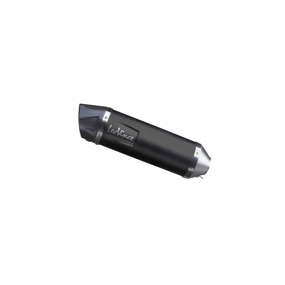 Auspuff LeoVince LV One Evo in inox-schwarz zu Moto Guzzi (CH-Hom)