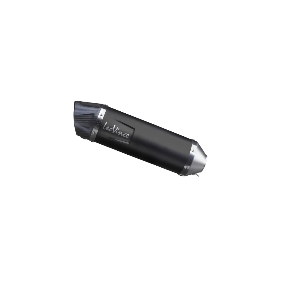Auspuff LeoVince LV One Evo in inox-schwarz zu BMW (CH-Hom)