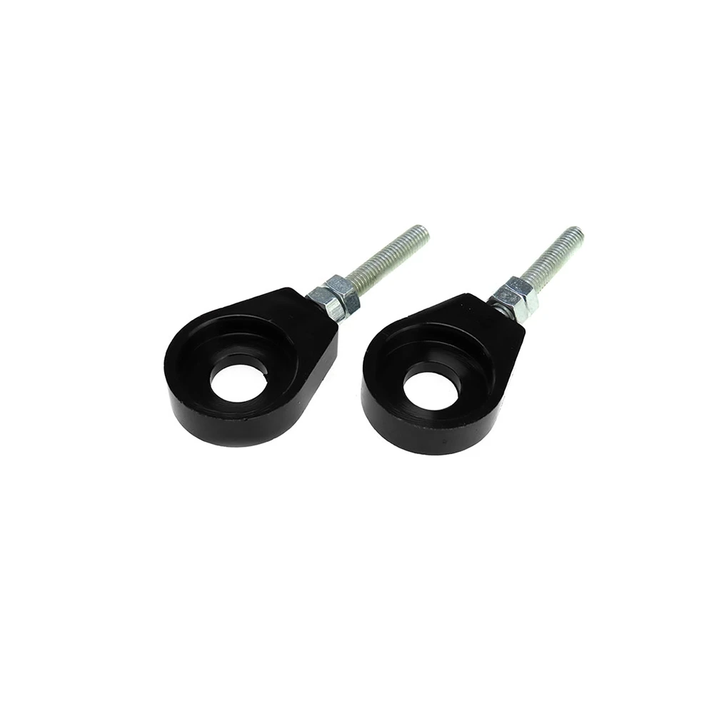 Kettenspanner MOPED KINGS (Paar) Ø 12mm in schwarz- eloxiert für Hinterrad