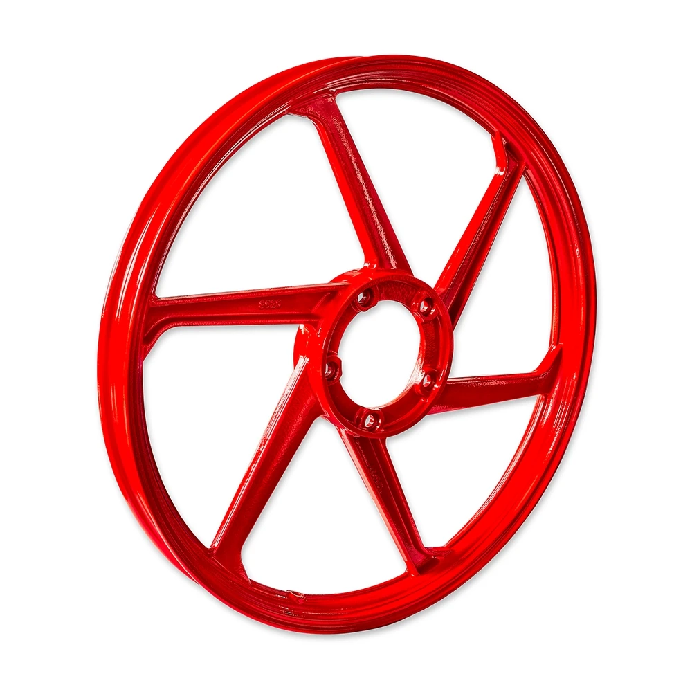Felge FAST-ARROW (17x1.35 Zoll) hinten/vorne in rot zu Puch Maxi S/N, X30 NG