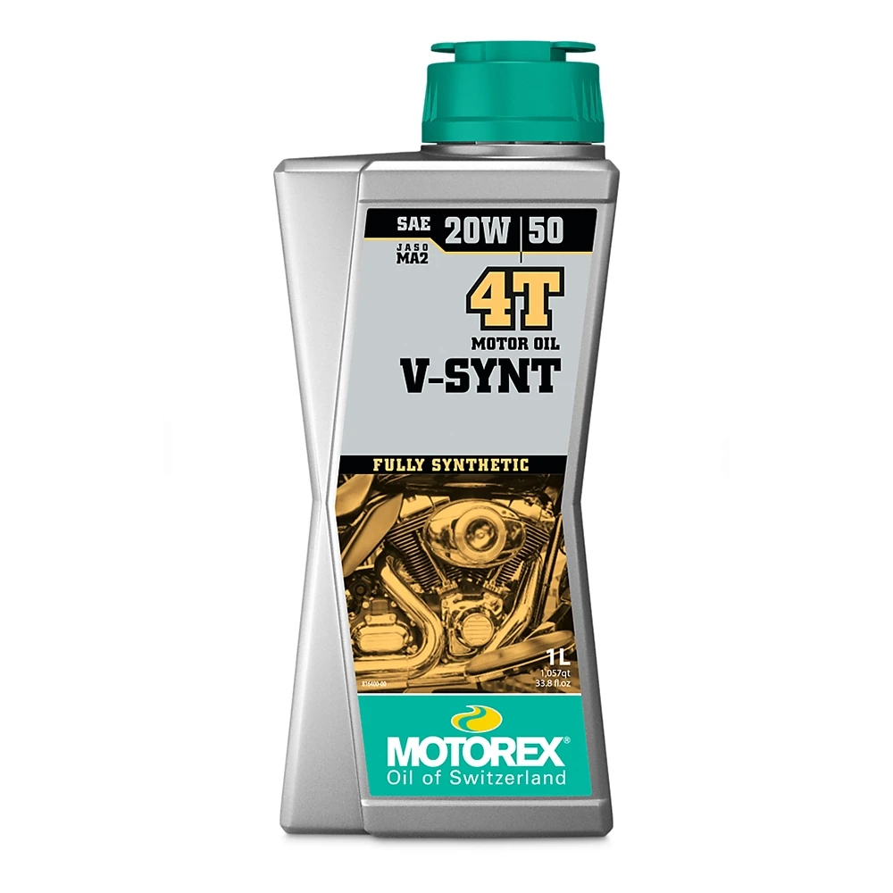 Motorenöl 4-Takt SAE 20W-50 Motorex V-SYNT fully syntehetic 1 L