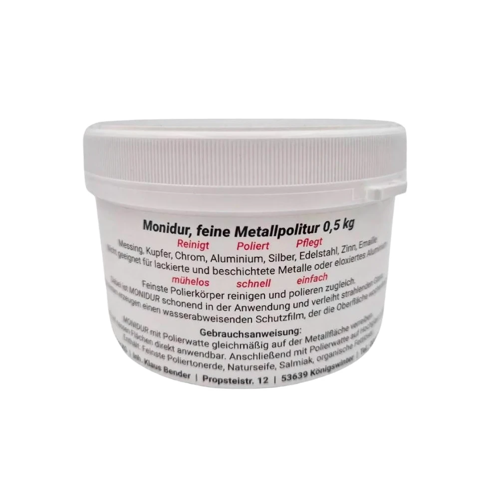 Metallpolierpaste MONIDUR  feine Metall-Politur 500g