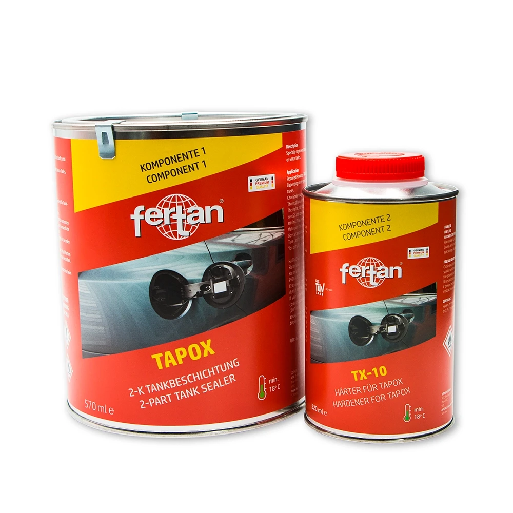 Tankversiegelung FERTAN TAPOX 2K Tank Innenbeschichtung 30- 80 Liter 890 ml