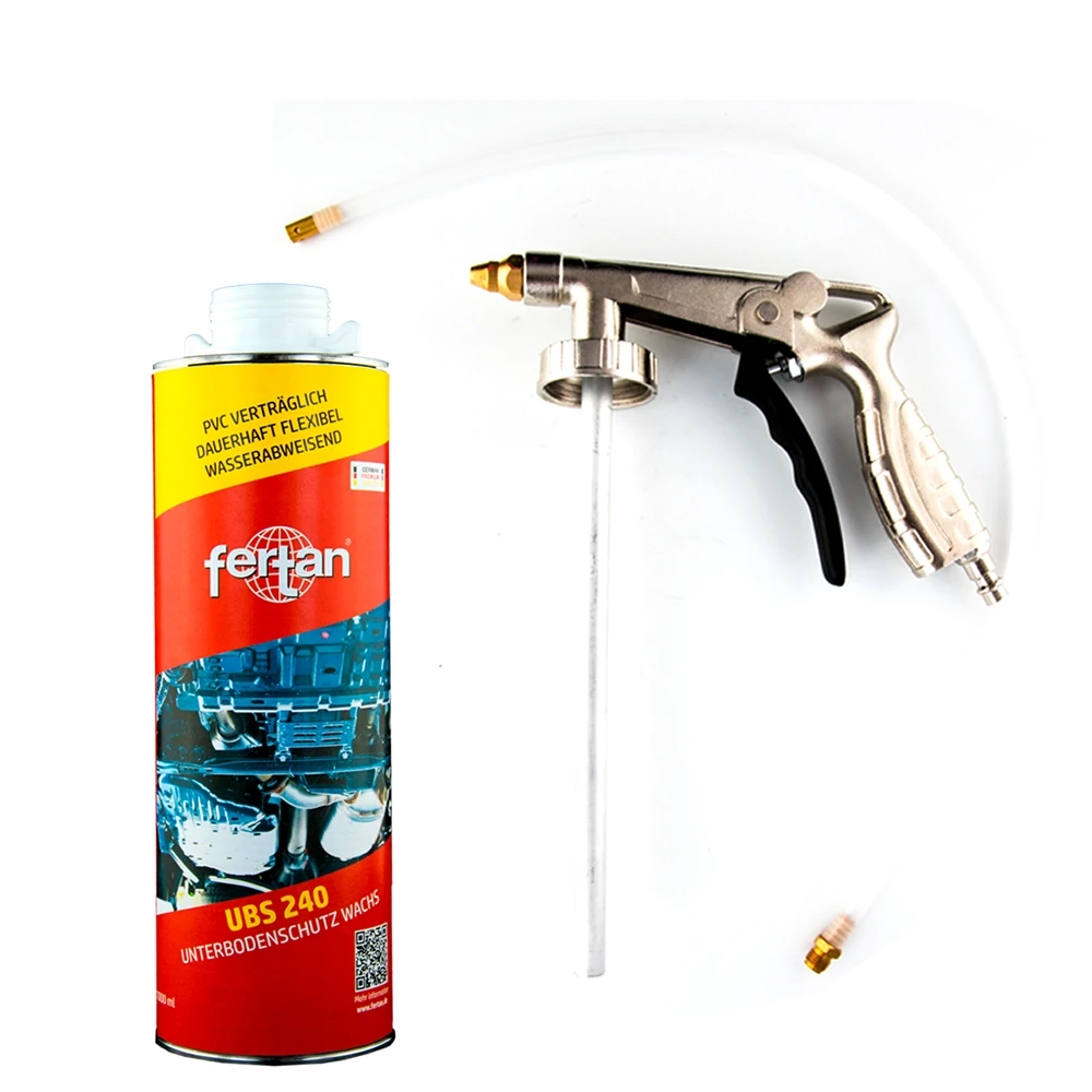Unterbodenschutz-Set FERTAN UBS 240 WACHS + Hohlraum Saugbecher Pistole
