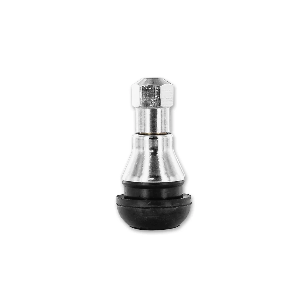 Ventil gerade/Chromhülse für Tubelessfelge 11.3mm (TR412AC)