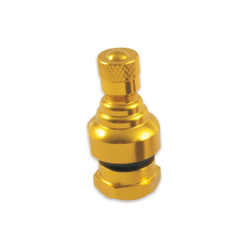 Ventile gerade/alu gold für Tubelessfelge