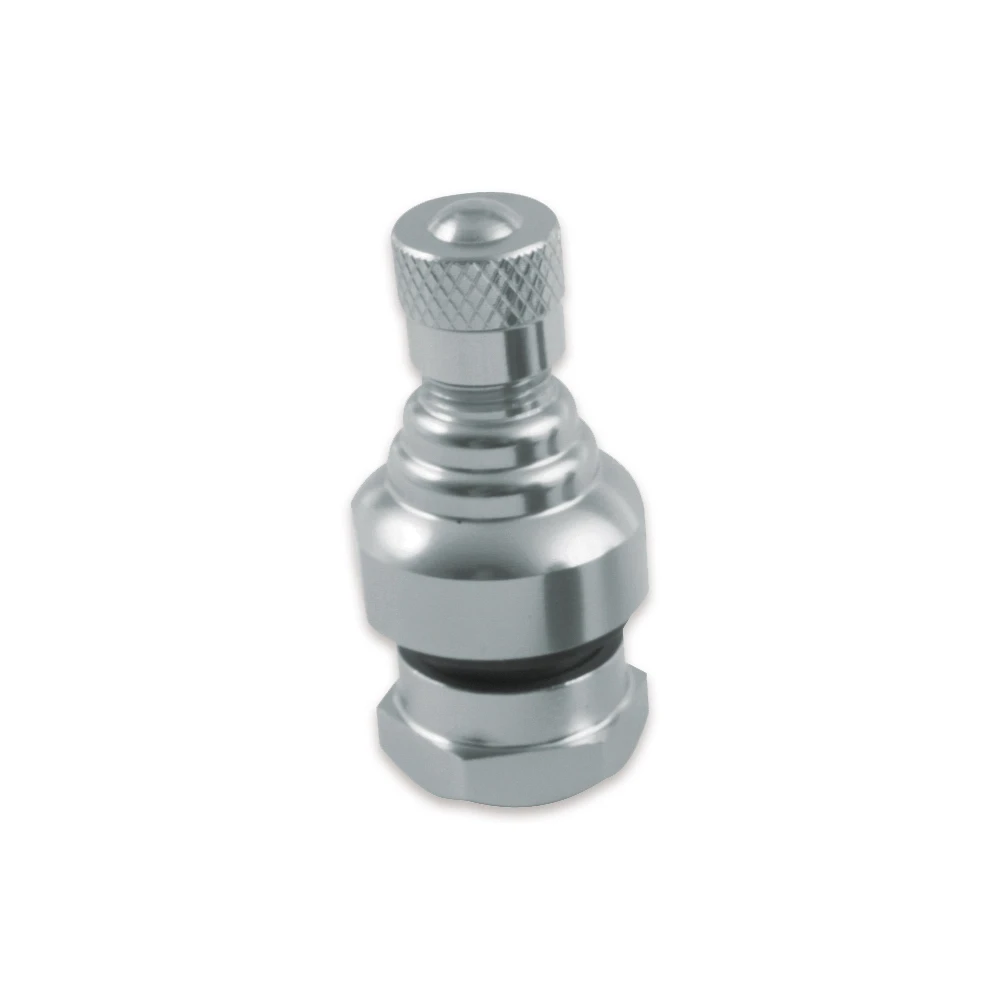 Ventile gerade/alu chrom für Tubelessfelge