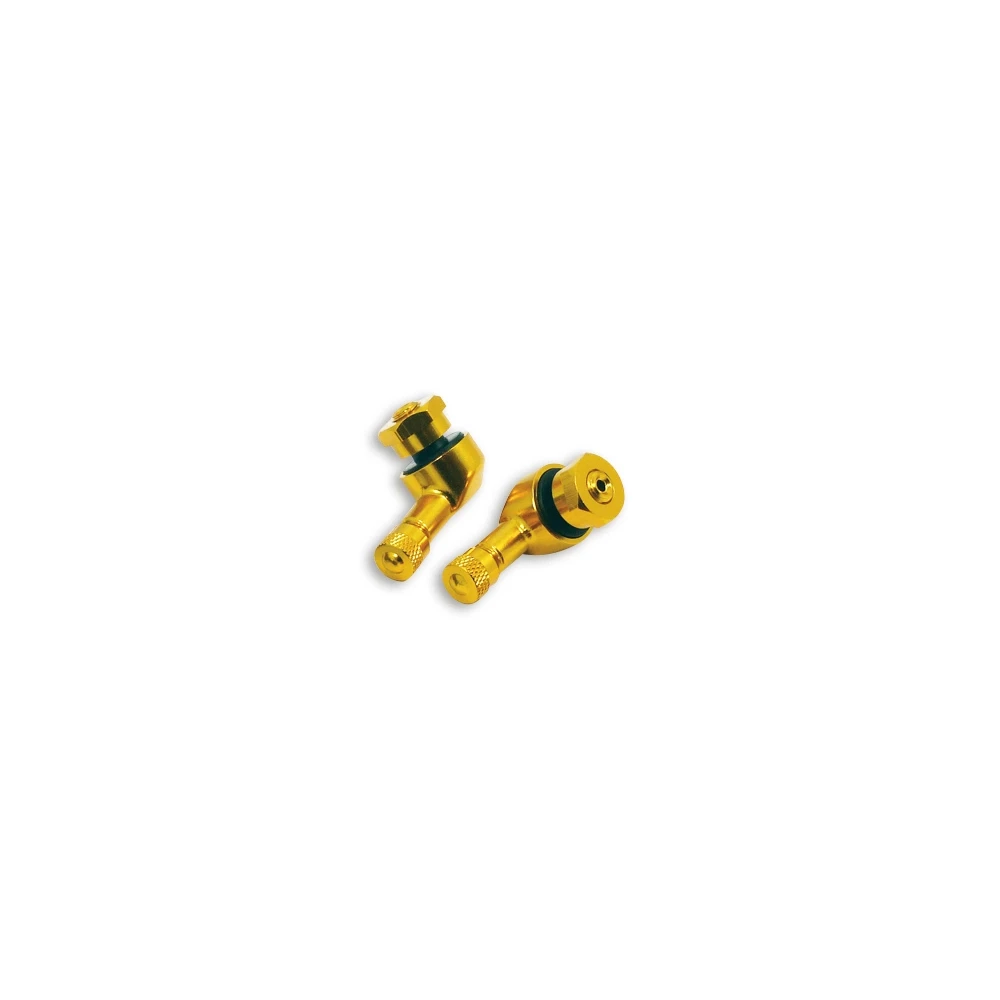 Ventile 90°/alu gold für Tubelessfelge Ø8.3mm (2 Stk.)