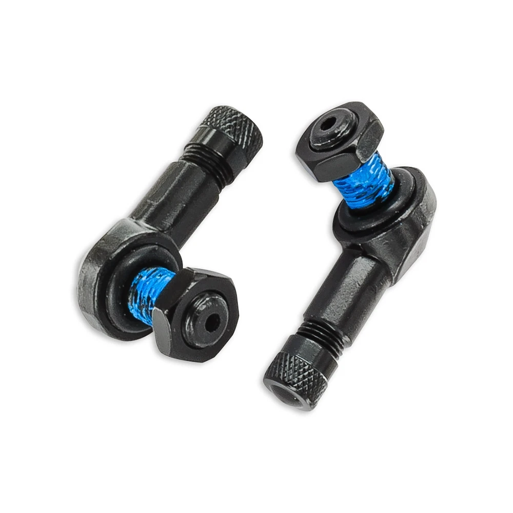 Ventile 90°/alu schwarz für Tubelessfelge Ø8.3mm (2 Stk.)