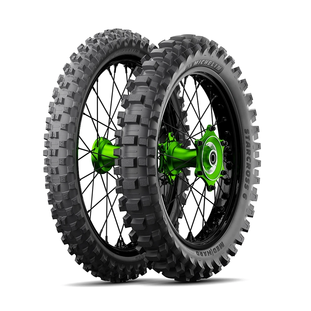 Pneu 100/90-19 57M R TT Michelin Starcross 6 medium hard NHS (CAI 775871)