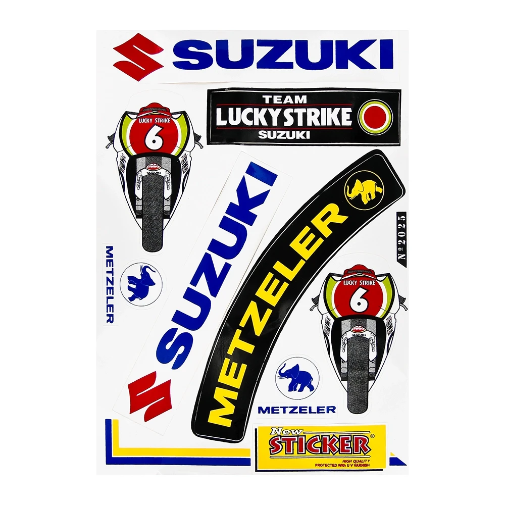 Aufkleberset Sponsor Kit Team Luckystrike Suzuki (32 x 33cm)