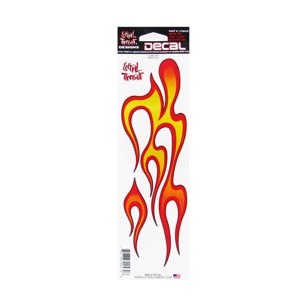 Aufkleber Flamme rechte Seite (21x7cm)
