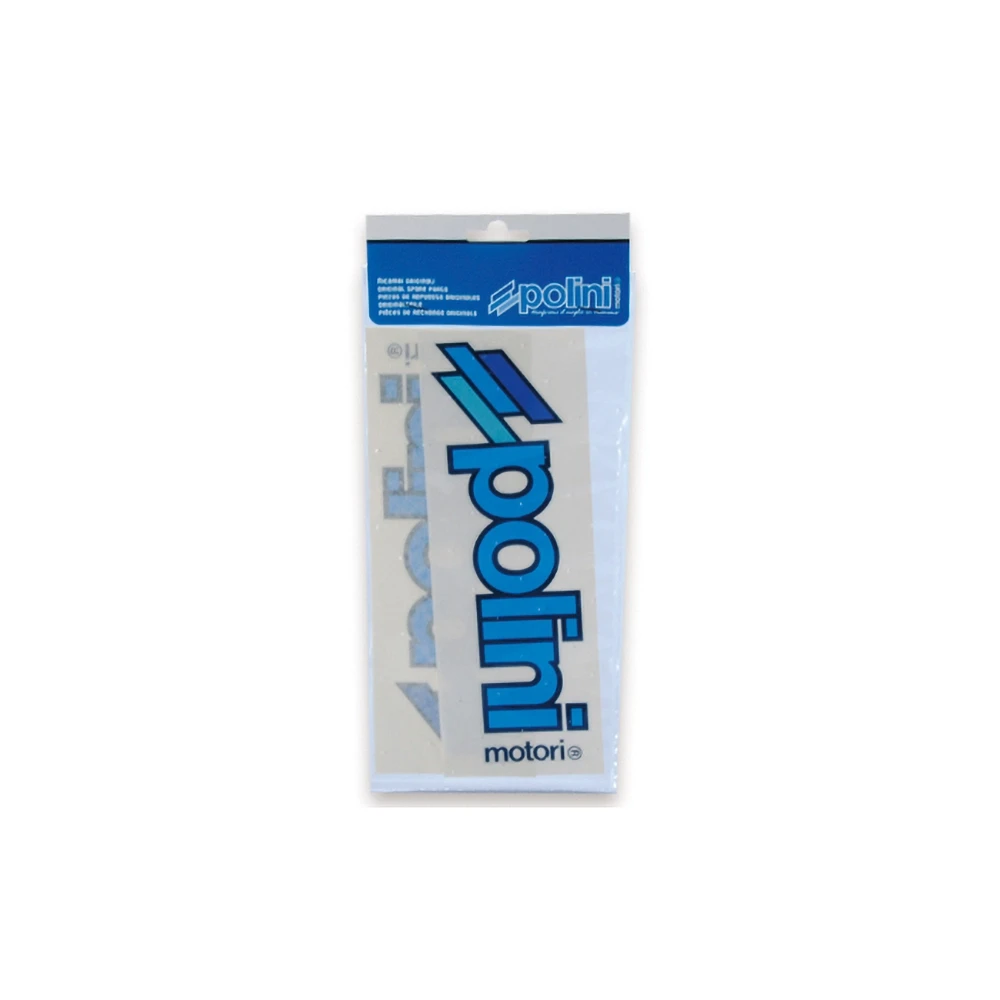 Sticker Polini 23x8mm blau (2 Stk.)