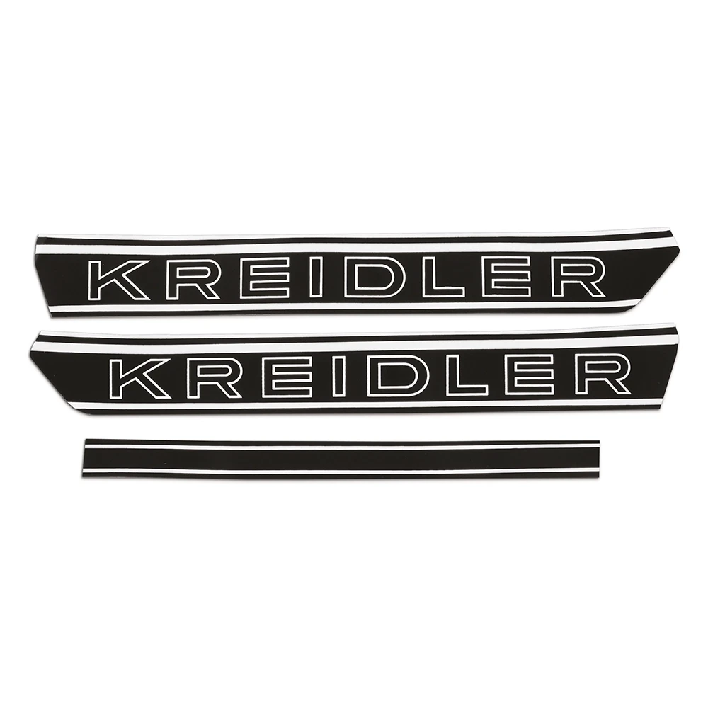 Aufkleber Tank KREIDLER schwarz/weiss (2 Stück)