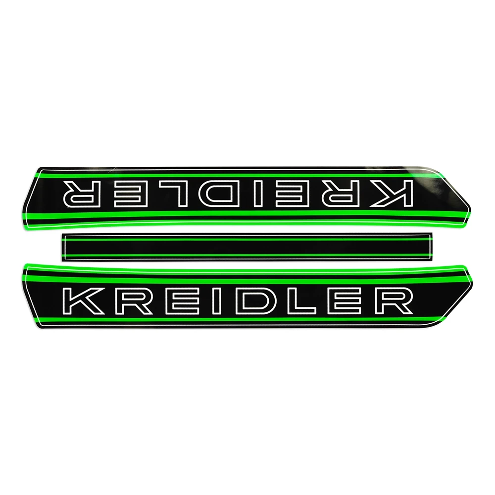 Aufkleber Tank KREIDLER schwarz/grün (2 Stück)