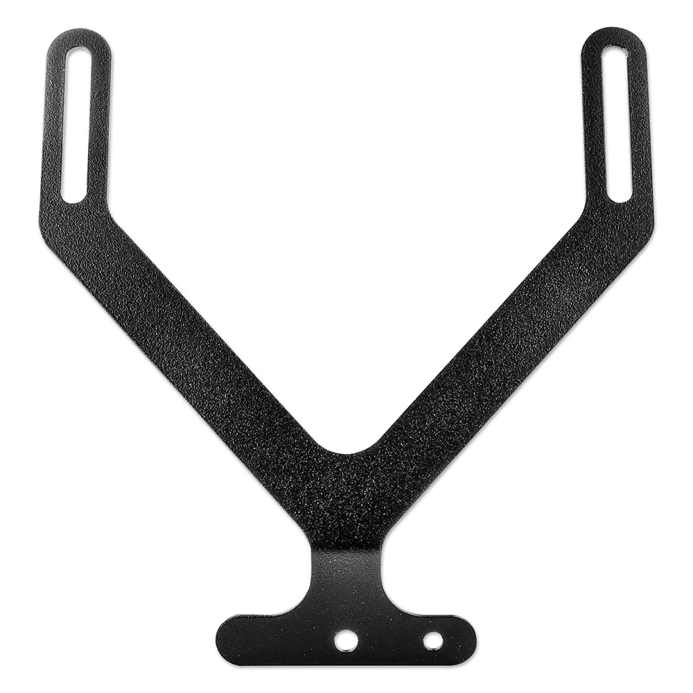 Halter/Halterung Y Rückstrahler Inox 155x145x1.5mm schwarz Moto H12.5mm