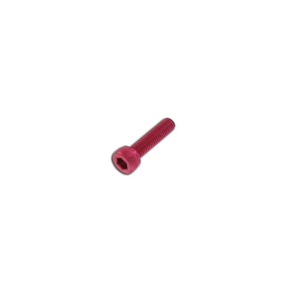 Inbusschraube M5x45mm Alu rot (6 Stück)