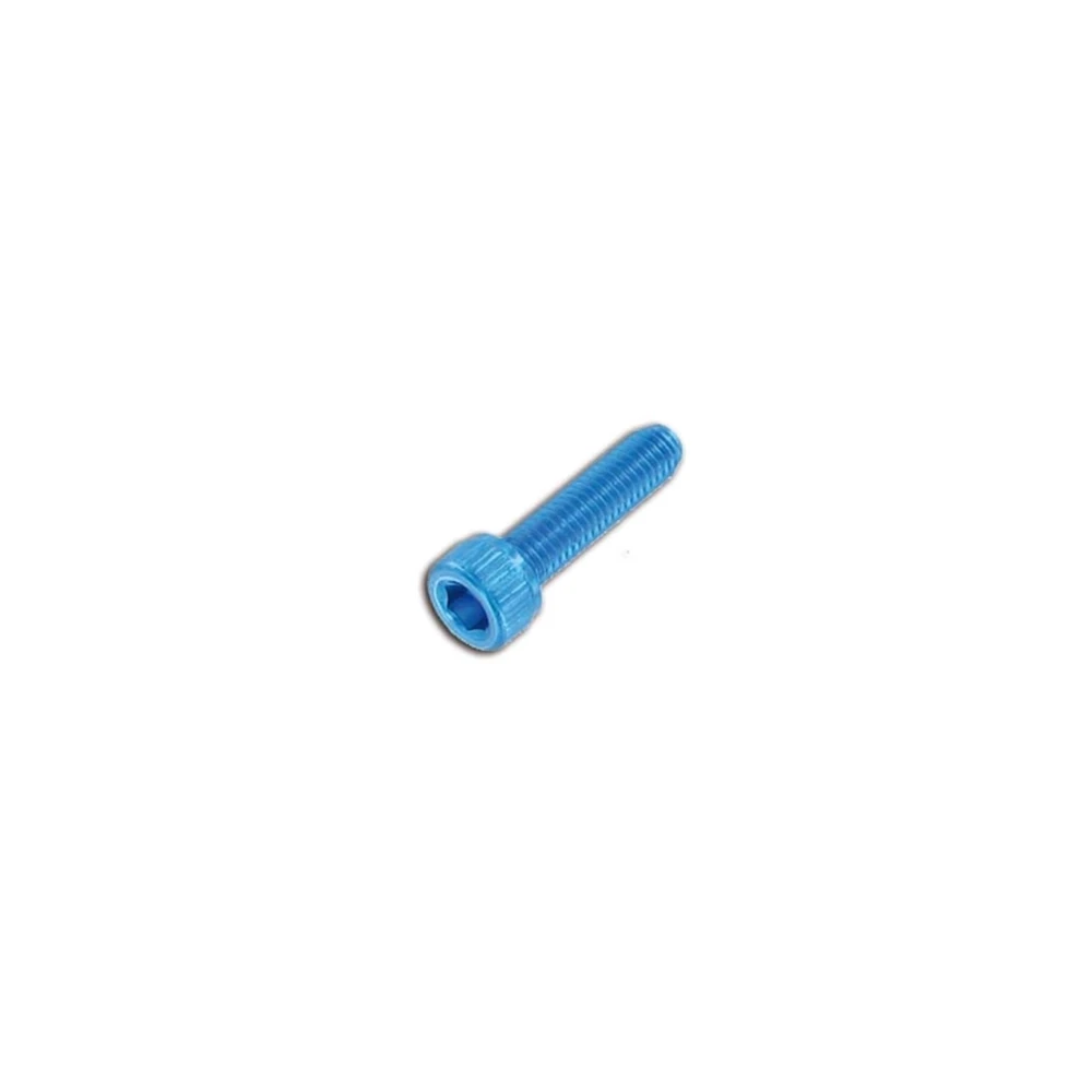 Inbusschraube M6x20mm Alu blau (6 Stück)