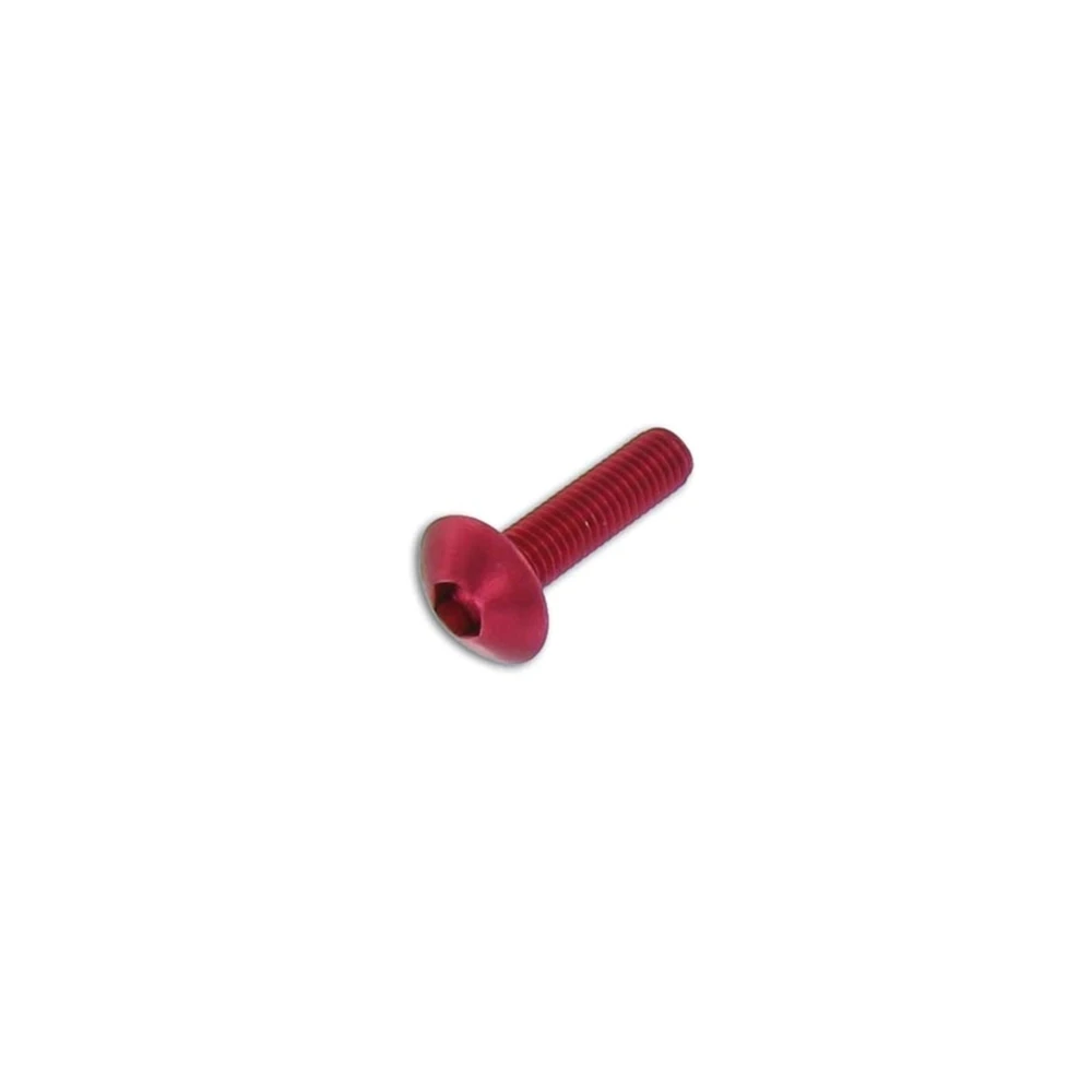 Flachkopfschraube M5x30mm rot (6 Stück)
