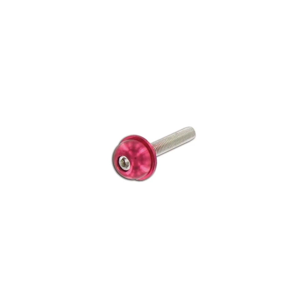 Rundkopfschraube M5x20 Inbus rot (12 Stück)
