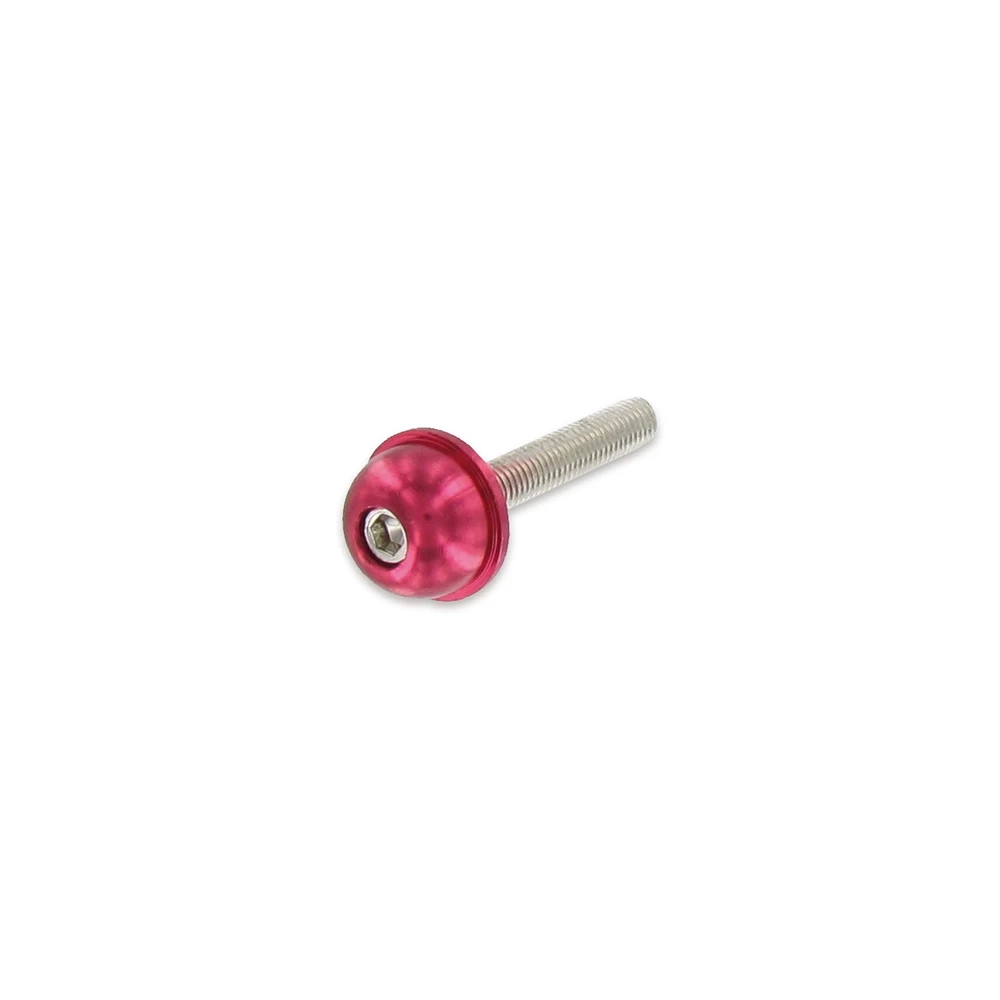 Rundkopfschraube M5x30 Inbus rot (12 Stück)