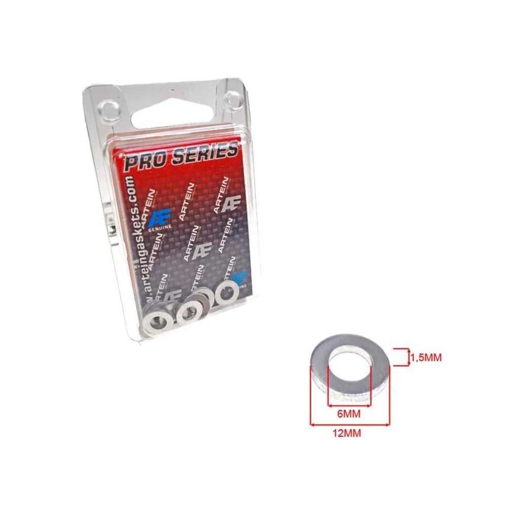 Aludichtung rund 6x12x1.5mm 10 Stück