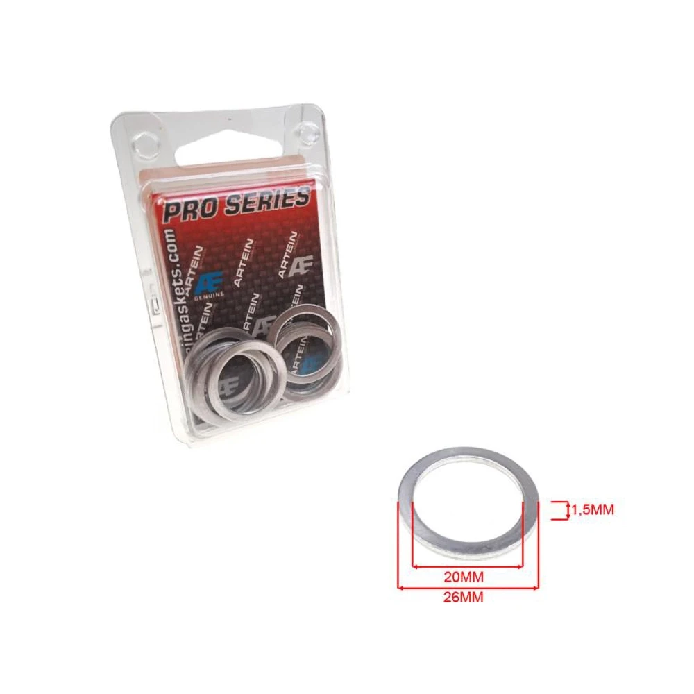 Aludichtung rund 20x26x1.5mm 10 Stück