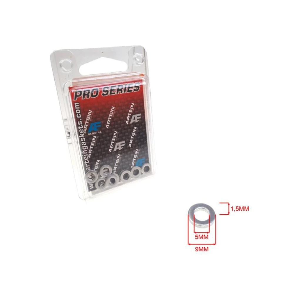 Aludichtung rund 5x9x1.5mm 10 Stück