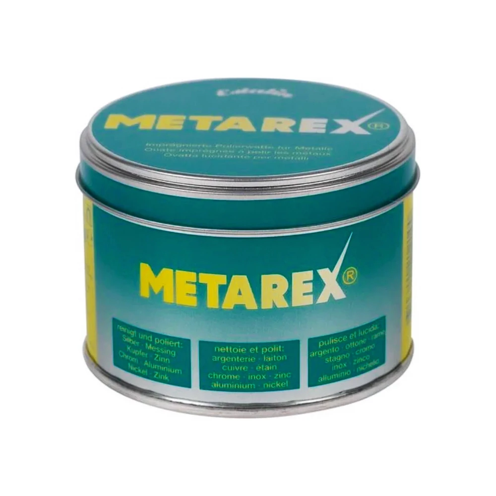 Polierwatte METAREX® Reinigungswatte für Metalle Zauberwatte Dose 100g