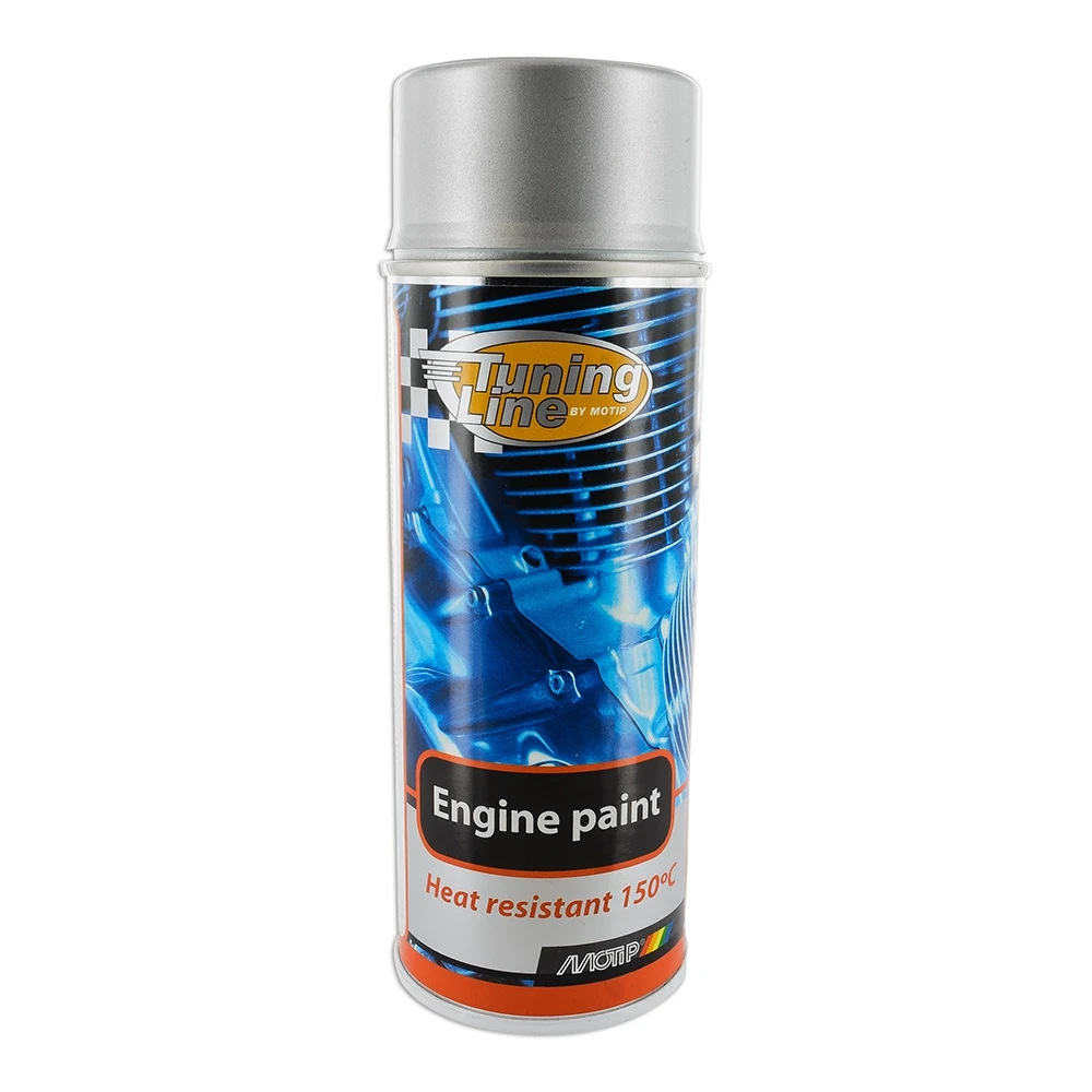 Motorenfarbe (Engine Paint) 150°C 400 ml Aluminium-Silber