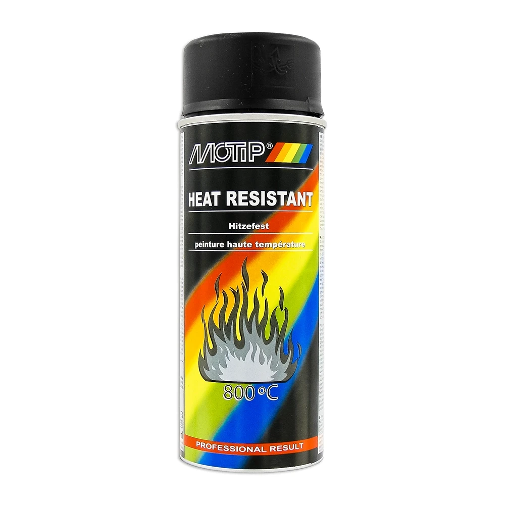 Auspufffarbe schwarz 800°C Motip hitzebeständig 400ml