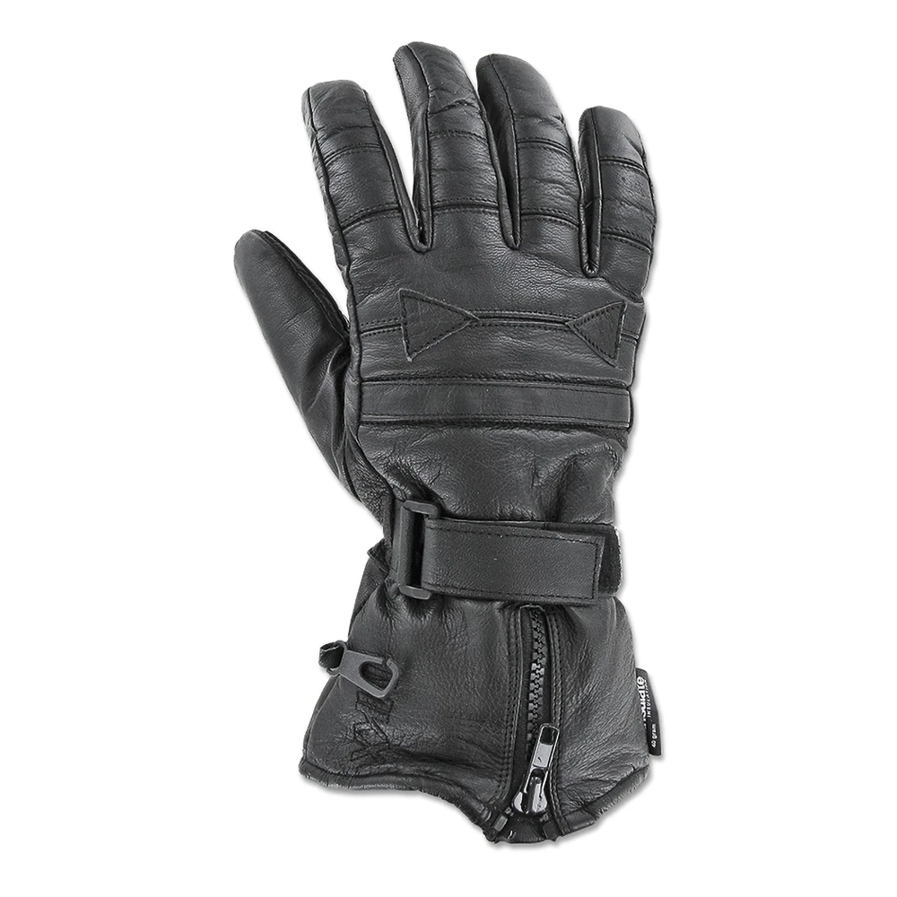 Handschuhe Pro Winter Leder schwarz (Grösse XXL)