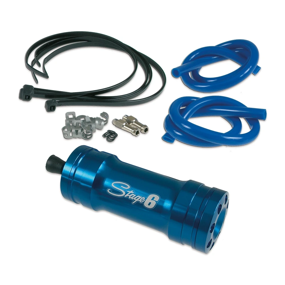 Lunge Boost Bottle Stage6 blau eloxiert