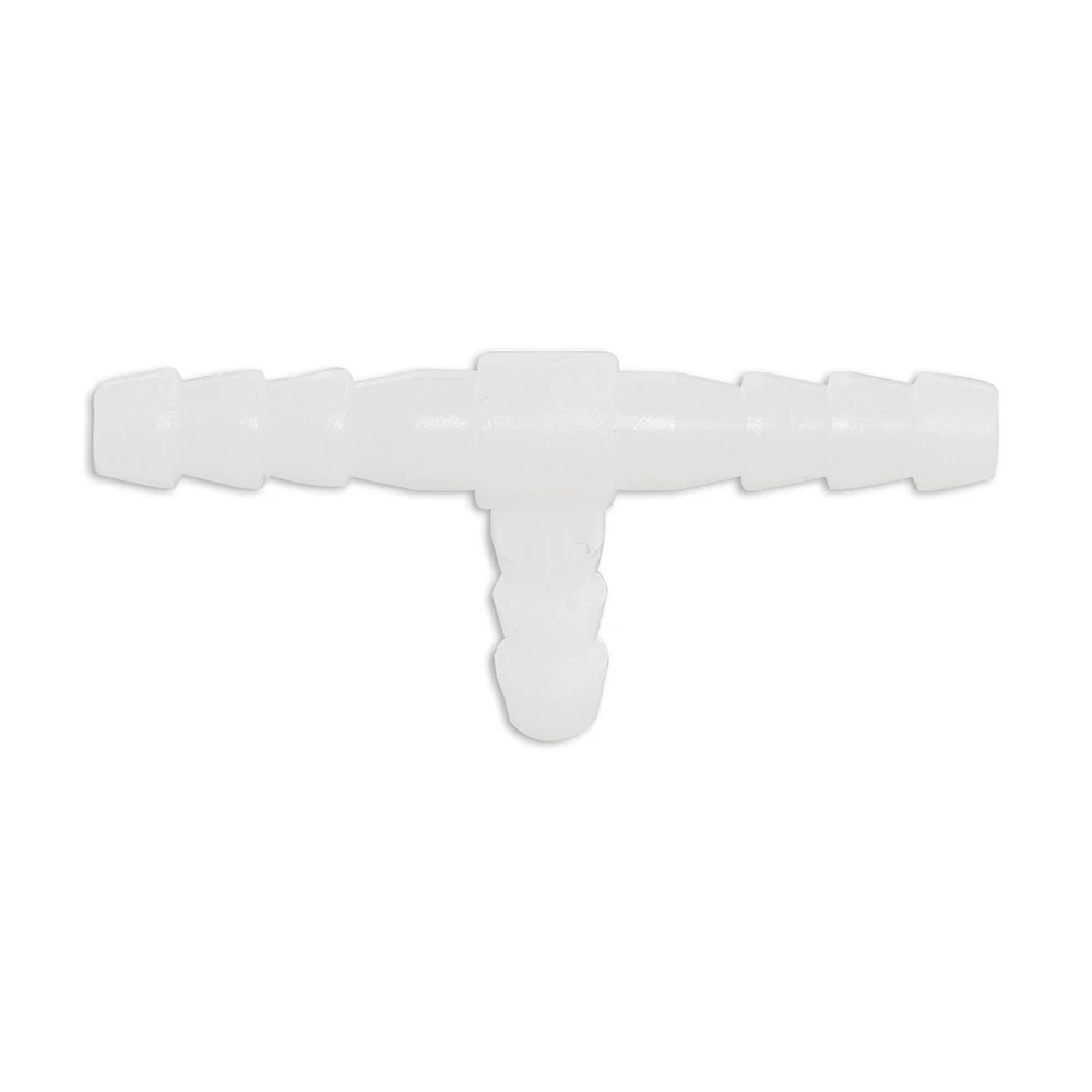 Verbindungsstück T Form 5mm für Benzinschlauch, Oelschlauch, Lungen weiss