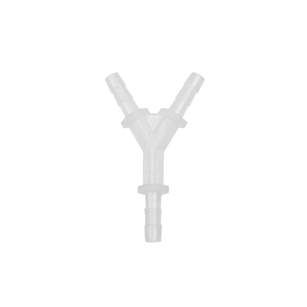 Verbindungsstück Y Form 4mm für Benzinschlauch, Oelschlauch, Lungen weiss
