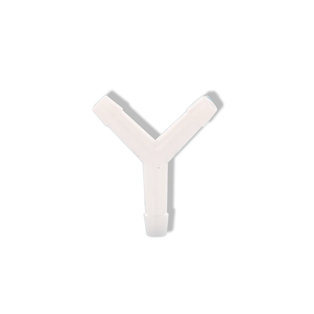 Verbindungsstück Y Form 3mm für Benzinschlauch, Oelschlauch, Lungen weiss