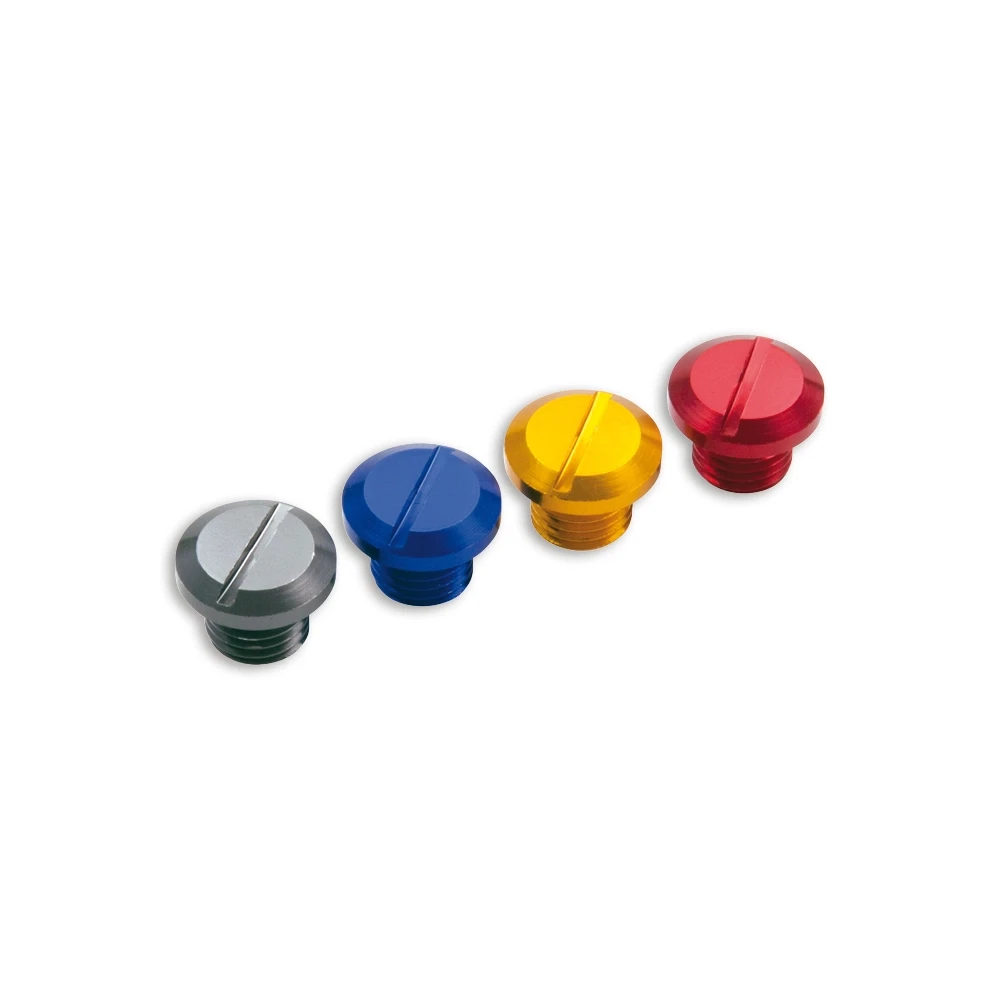 Abdeckung Spiegelbohrungen M10x1.25 gold-gelb