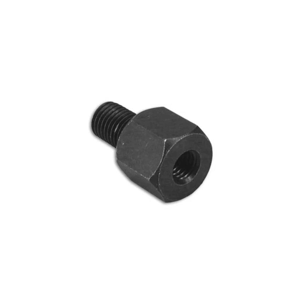 Adapter innen M10 Rechtsgewinde/aussen M8 Linksgewinde schwarz