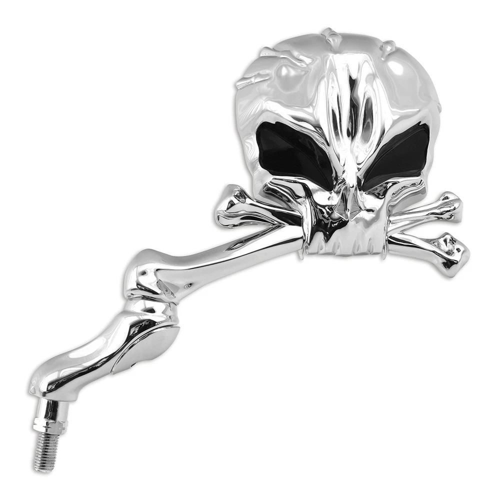 Rückspiegel Totenkopf chrom universal links