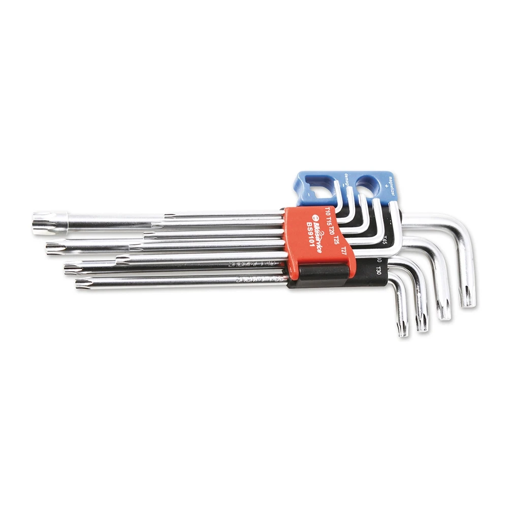 Torx-Schlüsselsatz T10-T50 (9-teilig) mit Magnetisierer