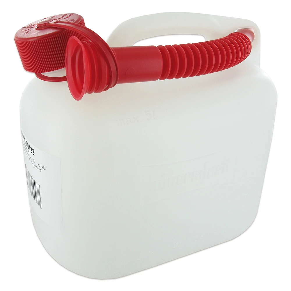 Benzinkanister inkl. flexiblem Auslaufrohr (5 Liter)