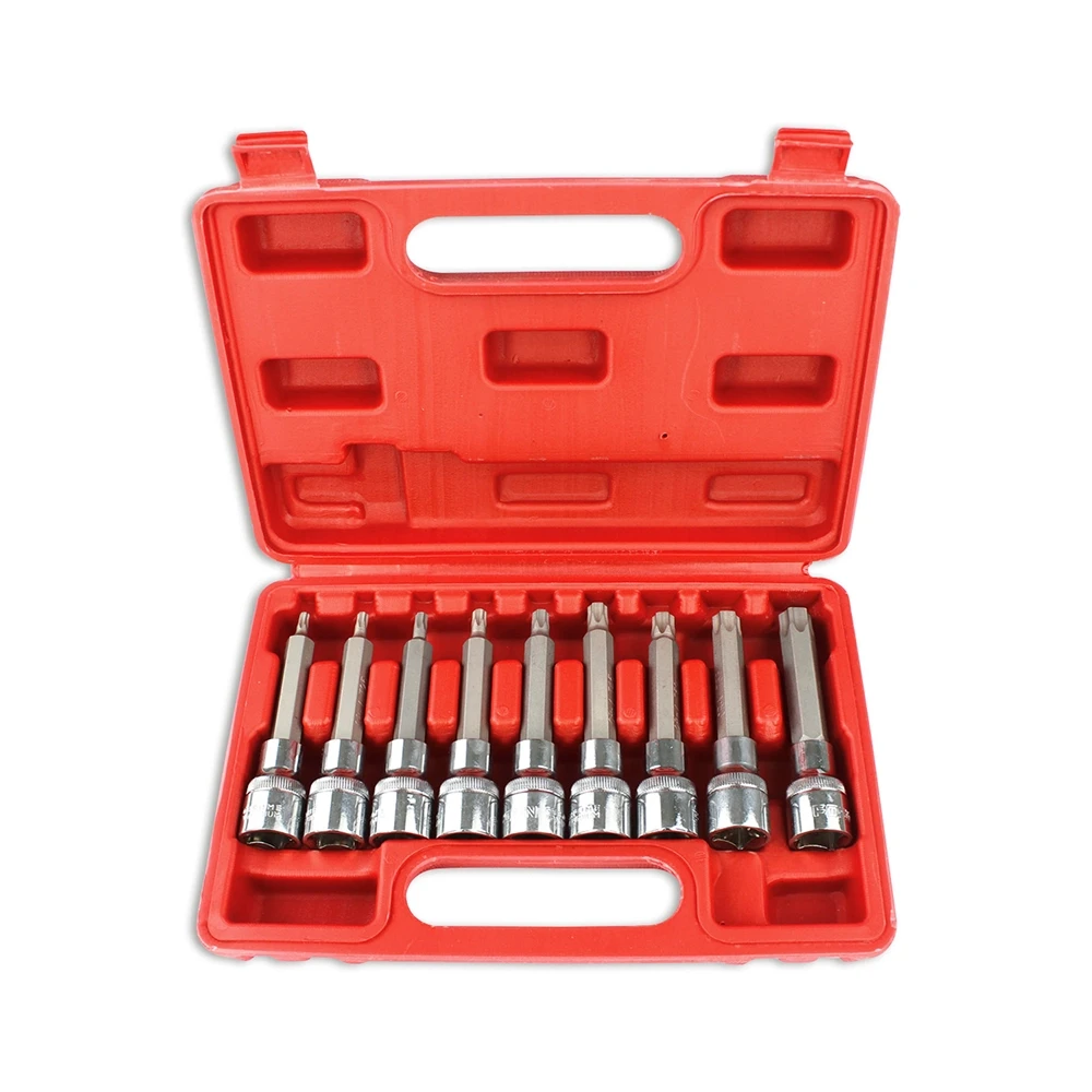Torx-Schlüsselsatz T20-T60 9-teilig für 1/2 Zoll Ratsche